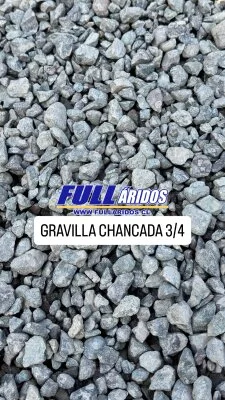 Gravilla chancada para hormigón